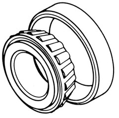 Main bearing for both upper and lower shafts. Fits Biro saws 44, 4436, 55 and…