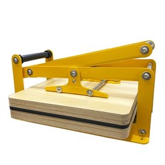 Wooden Lino Printing Hand Lever Press Machine,15in ×15 in Block Printing Press