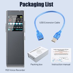 16GB USB Digital Voice Recorder Dictaphone Audio MP3 Sound Mini Recorder Player