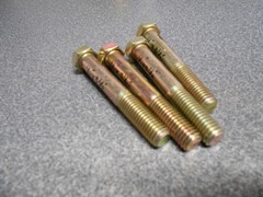 1/2″ x 3-1/2″ Bolt. Grade 8 (Quantity 4) Capscrew Hex Head Bolt. Coarse #13. NOS