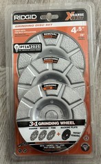 RIDGID 4.5 in. 3-in-1 Exchange Grit Cup Wheel