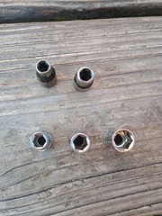 5 Pittsburgh 1/4″ Drive Sockets 6 Point 5mm 6mm 6mm 7mm 9mm