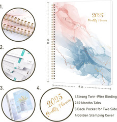 2025 Monthly Planner – Monthly Planner 2025 from Jan 2025 – December 2025, Calen