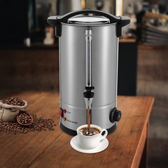 6.6Gal Commercial Coffee Urn Large Coffee Dispenser, Electric Coffee Maker Urn