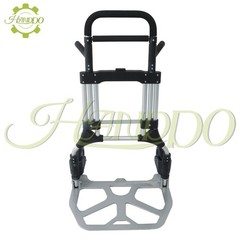 500 LB Aluminum Folding Hand Truck with Telescoping Handle with 8 inch Wheels