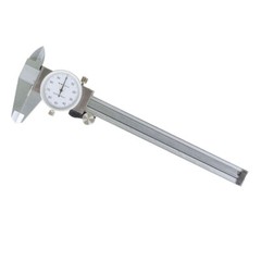 6 In Dial Caliper Stainless Steel Shockproof 0.001 In Of One Inch With Case