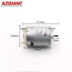 380 DC Motor High-Speed Motor 3.6V Electric Screwdriver Motor 13000 – 21000RPM