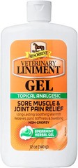 Absorbine Veterinary Liniment Gel 12 oz Topical Analgesic Muscle & Joint Relief