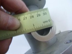 Modified ST/ST ASA 1-5/8″ to ISO CF 6.5″ Straight Adapter Full Nipple ISO NW25