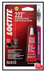 Loctite 222 Threadlocker for Automotive: High-Temp, Low-Strength, Anaerobic