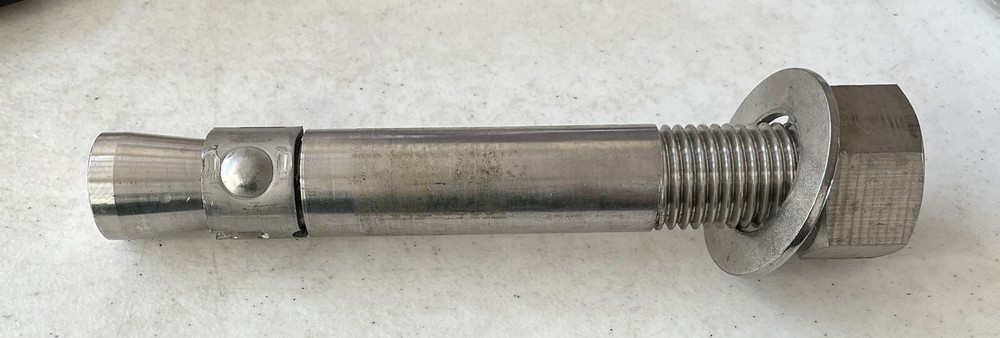 1 1/4” Diameter X 9” Long Concrete Stud Anchor Stainless Steel Grade 316