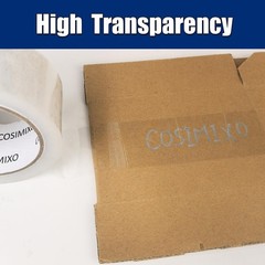 Heavy Duty Packing Tape 2.7mil x 1.88″ x 60 Yards, 6 Rolls,Industrial 3″ Core…