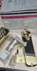 Pushbutton Lock 2 3/8 Backset Mechanical