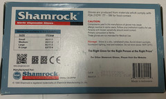 Shamrock Powder Free Examination Latex Gloves 100 PCS (X-Large)