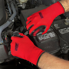 Grease Monkey Nitrile-Coated Work Gloves (15 pk.)- Large