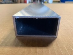 1.5″ X 3″ X 1/8″ Wall X 9″ Length Rectangle Aluminum Tube, 6061-T6, 1-1/2″ x 3″