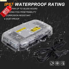 48LED Roof Top Strobe Lights, High Visibility Emergency Safety Warning Light