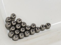 6.35mm 1/4″ inch 0.25″ Hardened Carbon Steel Ball Bearings BAG 20 Bike Axle Rim