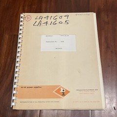Behlman-Invar Model TPA-36/18 Operational-Maintenance Manual
