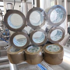 2-Inches Brown/Tan Color Shipping Packaging Sealing Tape 110 Yard (6 x 330 Feet)