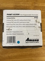 Amana PHWT-A150H PTAC Non-Programmable Digital Thermostat Backlit White