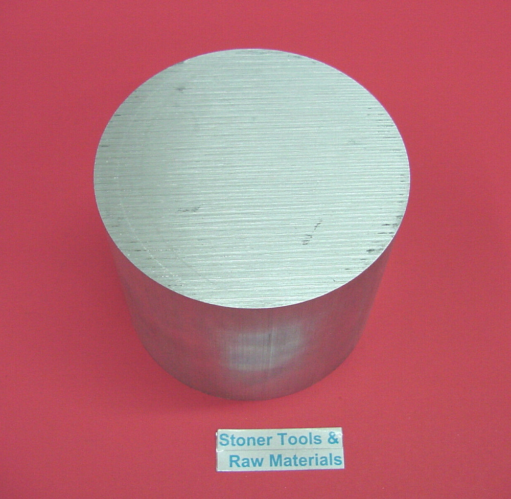 6″ OD ALUMINUM 6061 ROUND ROD 4″ LONG T6511 Solid Extruded Bar Stock Cut New