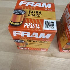 2 Pack – FRAM Extra Guard PH3614, 10K Mile Change Interval Spin-On Oil Filter