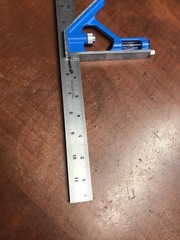Empire Level E250 12″ Heavy Duty Combination Square w/Etched Graduations Read