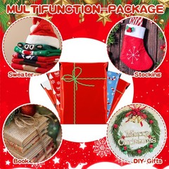 200 Pcs Large Christmas Poly Mailers 10 x 13 Inch Waterproof Christmas Mailer…