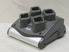 Motorola Symbol SAC9000-4000R 4-Slot Battery Charger Cradle w/ AC