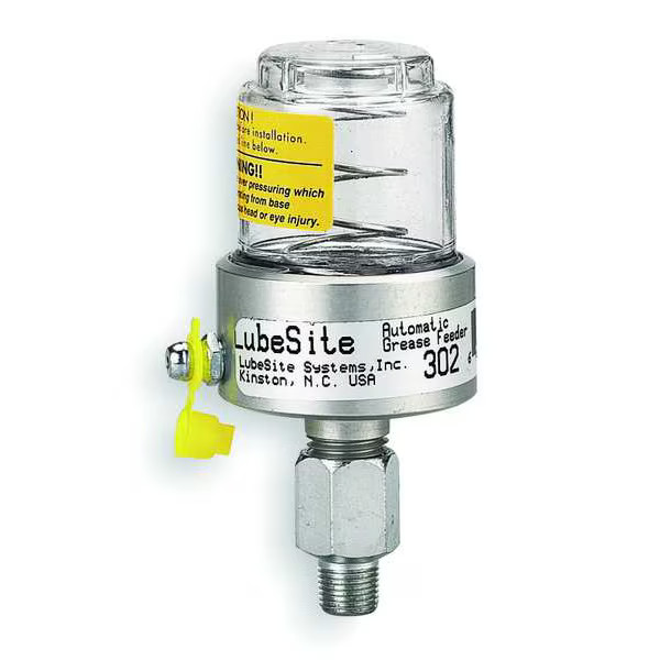 Lubesite Feeder,Grease,1 Oz 302 Lubesite 302 662720830208 polycarbonate