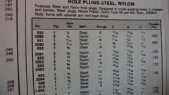 HH Smith 652 STEEL nickel-plated HOLE PLUG FOR 3/8″ DIA. HOLE (quantity 4)