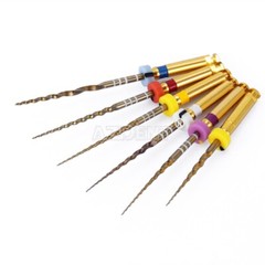 10Pack Dental Endo NITI Rotary Files Gold Taper Engine Use Assorted 25m SX-F3