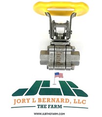 HAM-LET, H510SSN1/2, 1500 PSI, 1/2″ FNPT, 2-WAY BALL VALVE, SST, NEW, NOS S