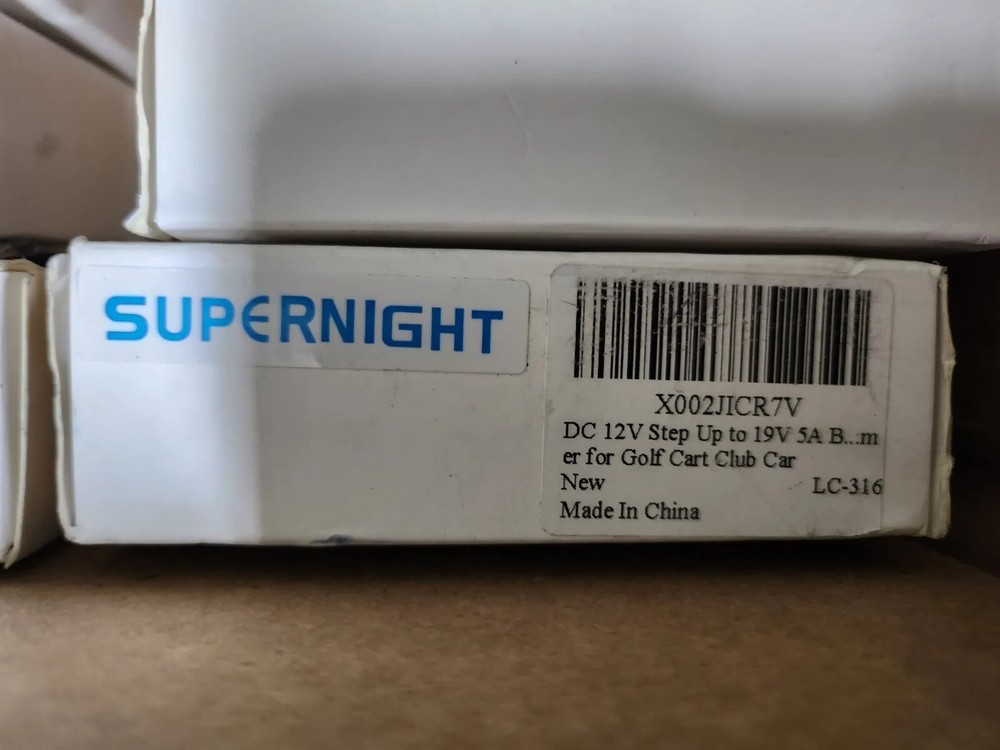 SUPERNIGHT DC 12V Step Up to 19V 5A 95W