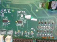 YORK 031-02497-001 REV A HVAC CONTROL SYSTEM BOARD PLUG IN I/O BOM ECO2