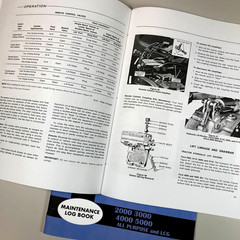 Ford 2000 3000 4000 5000 Tractor Operators Owners Manual All Purpose Lcg W/ Log