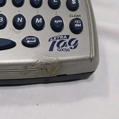 DYMO LetraTag QX50 Electronic Handheld Label Maker Printer QWERTY Tested Office