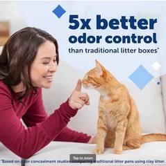 ScoopFree Premium Blue Crystal Cat Litter Tray Disposable Refill 6 Pack Control
