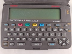 Franklin Bookman MWD-440 Merriam-Webster Electronic Dictionary Thesaurus Tested