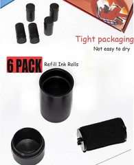 6 Pack Refill Ink Rolls Fits for MX-5500 Label Price Gun, Ink Roller for Labe…