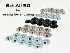 M6 Shoulder Collar Washer packs Suzuki Yamaha Kawasaki Honda Dirt Bike Plastics