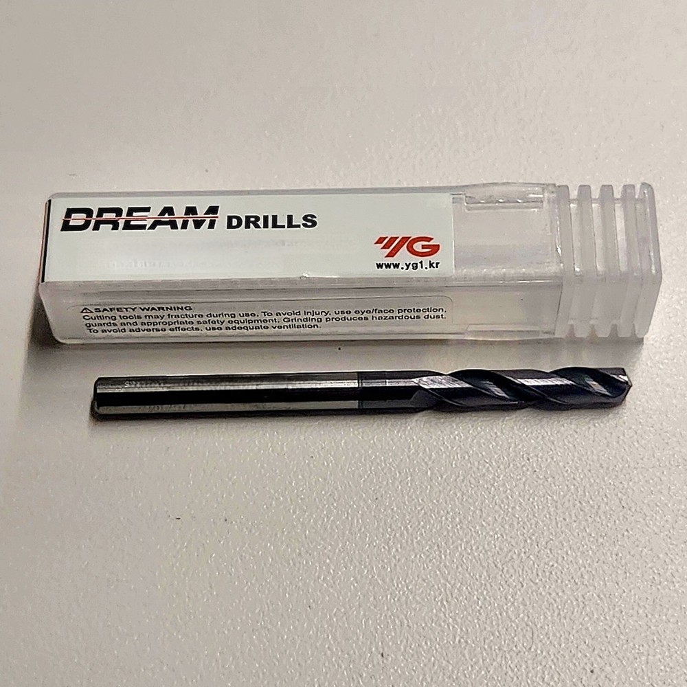 15/64″ CARBIDE DREAM DRILL 5XD TiAlN COATED W/O COOLANT DH424015F 44mm LOC