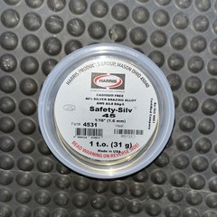 Harris Safety-Silv 45% 1/16 Silver Solder Brazing Alloy 1 Troy Ounce, 76310 4531