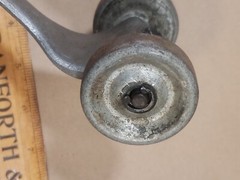 Vintage GOLDBLATT Masonry Bricklayer Skate Wheel Joint Raker Tool Aluminum – 9″