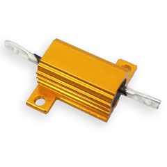 US Stock 5x 100 ohm 100R 10W Watt Aluminum Housed Metal Case Wirewound Resistors