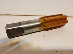 NEW PLUG TAP, 1 1/2-12 NF HS GH-4, 6 FLUTE, 6-1/2″ OAL LENGTH YUGOSLAVIA