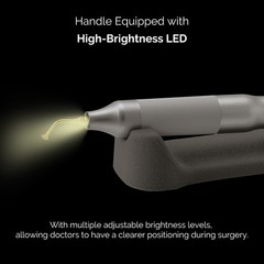 AZDENT Dental Piezo Bone Surgery & Implant Motor 2 IN 1 Bone Cutter Touch Screen