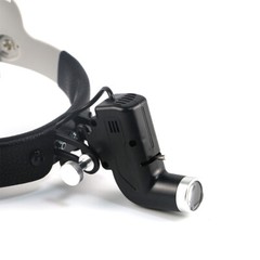 5W ENT Dental LED Headlight Adjustable High Intensity Black with Aluminum Box