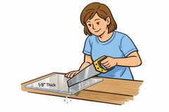 TUFFAK Polycarbonate Sheet 1/8in 12″ x 23″ Peel-off Film New ** Free Shipping**